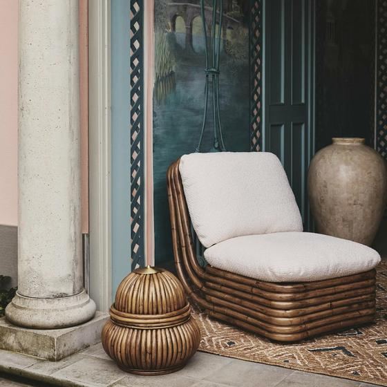 Fauteuil en rotin Bohemian 72- Gubi