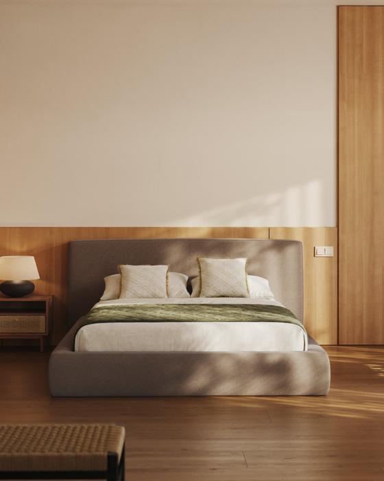 Lit Blok, marron, 160