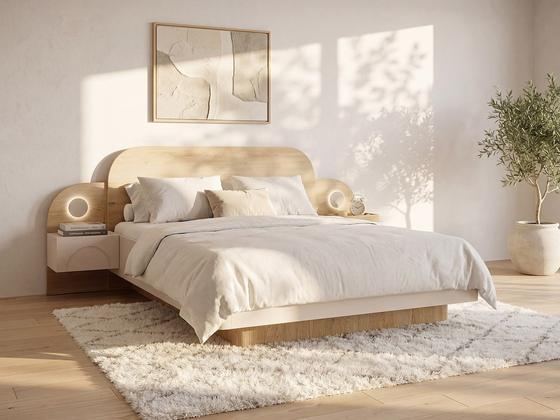 Lit coffre Dartagno, LEDs, 160