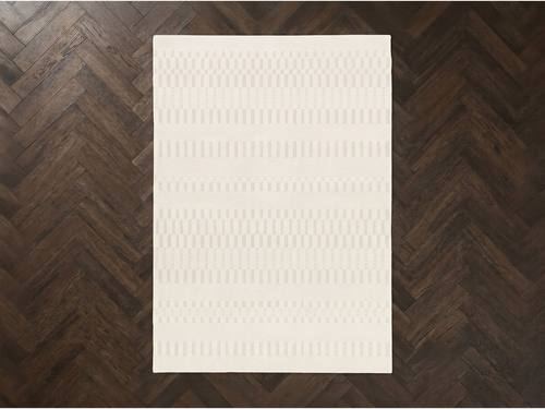 Tapis poils ras JOEL motif abstrait