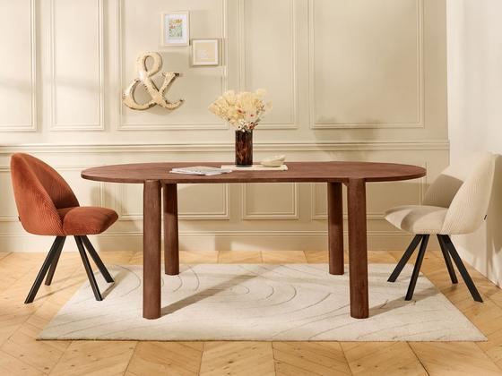 Table Julie, manguier massif, 210 cm
