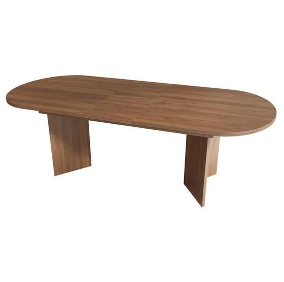 Table extensible 140/180, noyer