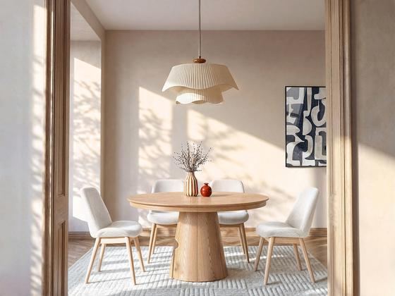 Table extensible Prisla, frêne, 4-10