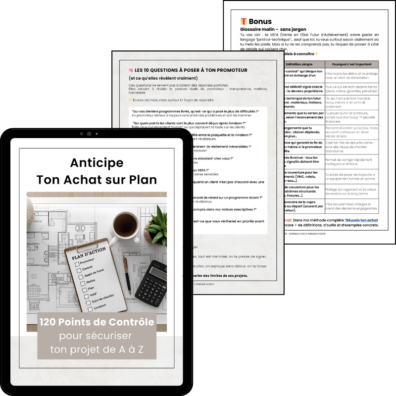 Anticipe Ton Achat sur Plan — aperçu du contenu