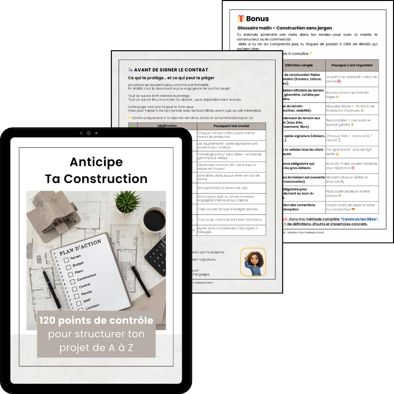 Anticipe Ta Construction — aperçu du contenu